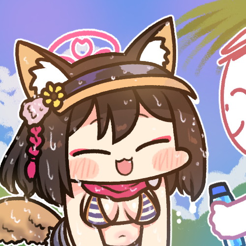 This is a pixiv picture whose title is 水着イズナ.