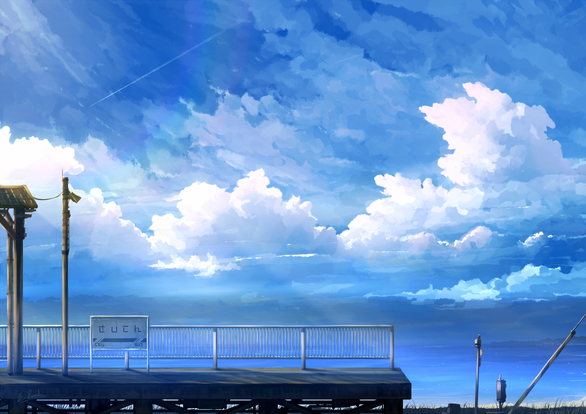 This is a pixiv picture whose title is 旅路.