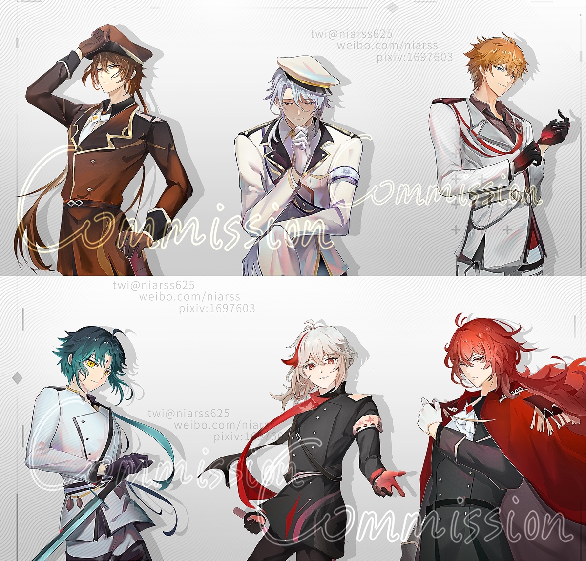 This is a pixiv picture whose title is Commission.