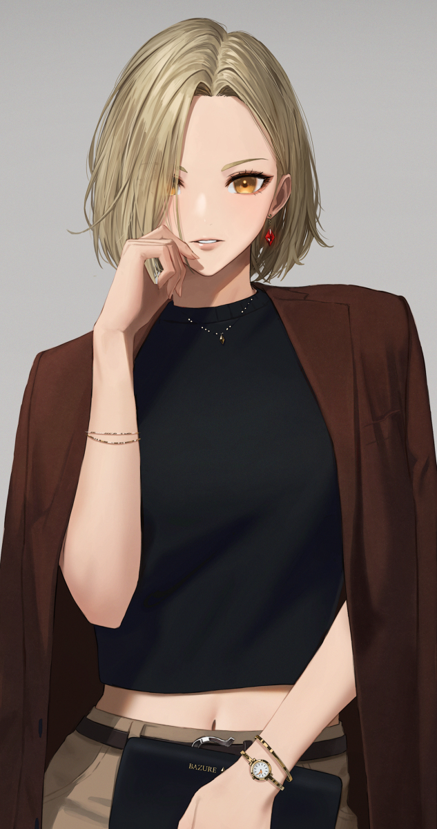 This is a pixiv picture whose title is 期待の新人モデル.