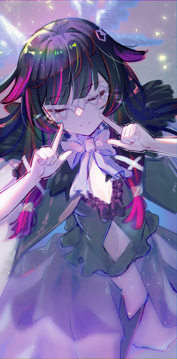 This is a pixiv picture whose title is 笑顏.