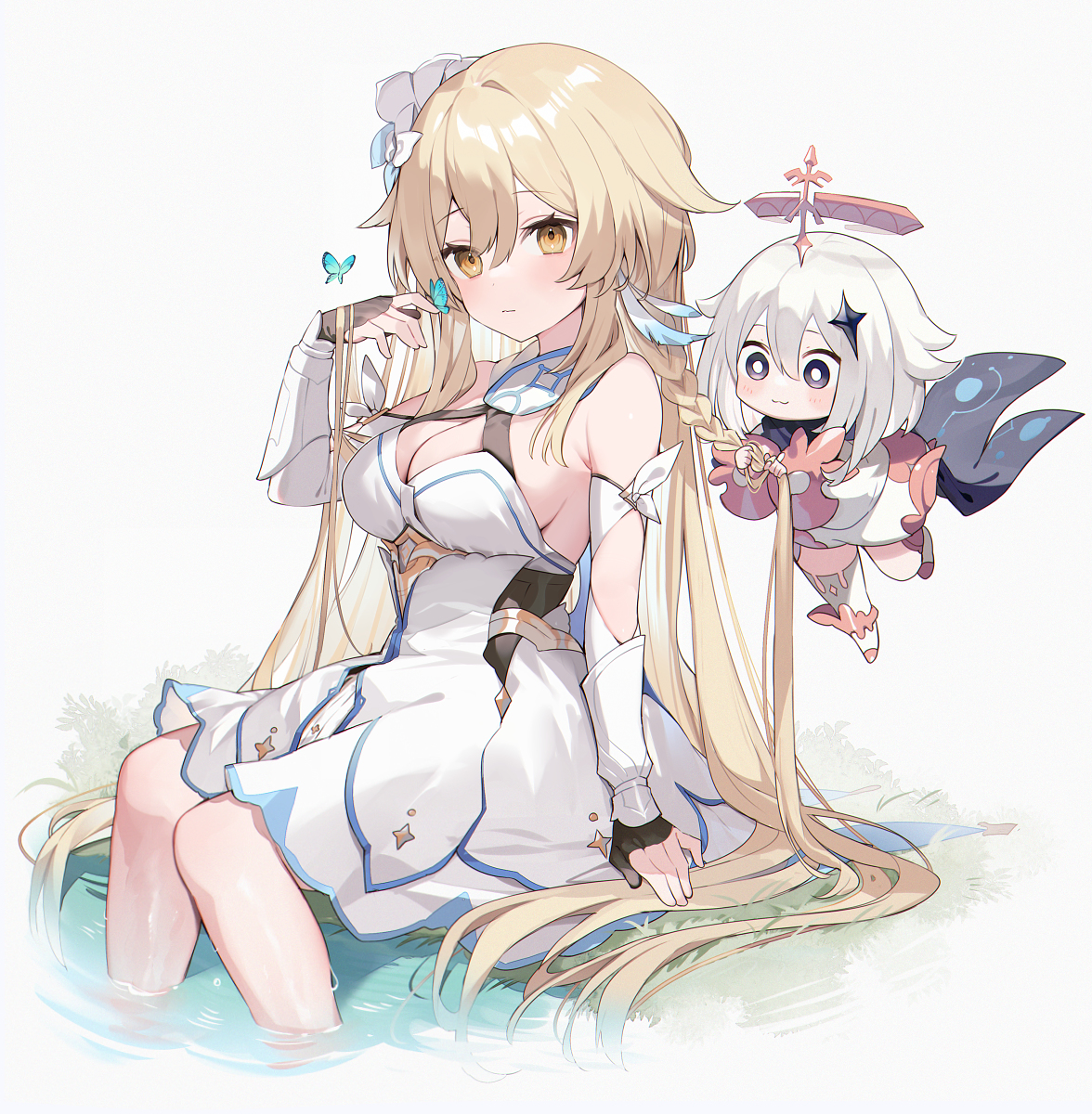This is a pixiv picture whose title is ロングver蛍ちゃん.