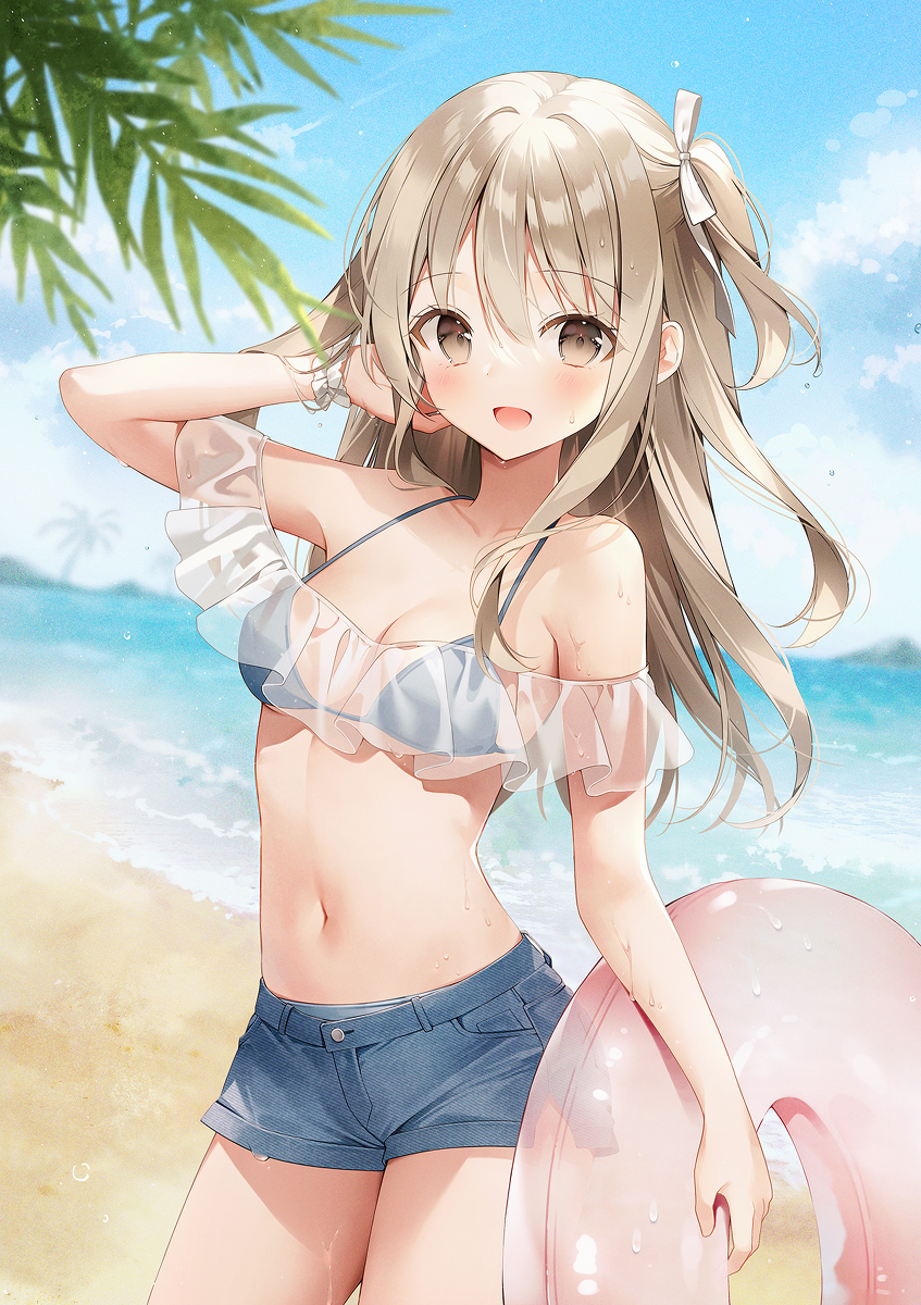 This is a pixiv picture whose title is 💙.