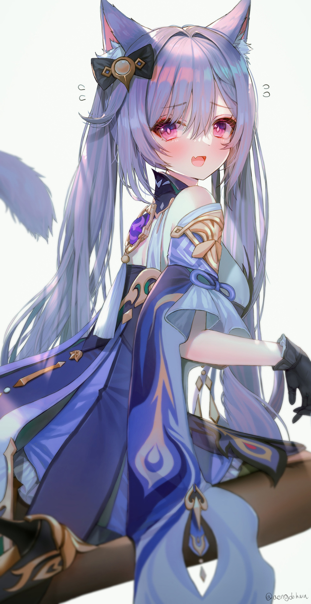 This is a pixiv picture whose title is 刻晴.
