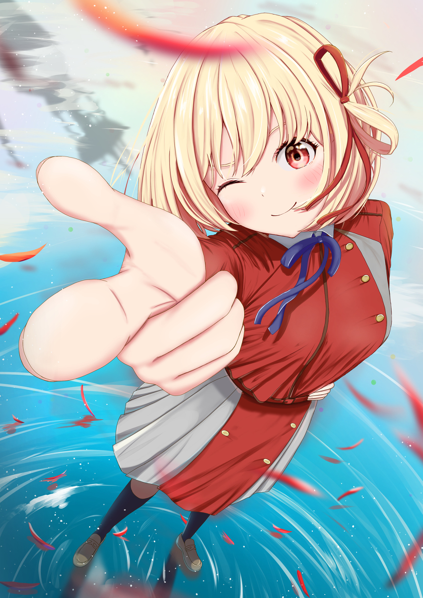 This is a pixiv picture whose title is 錦木千束.