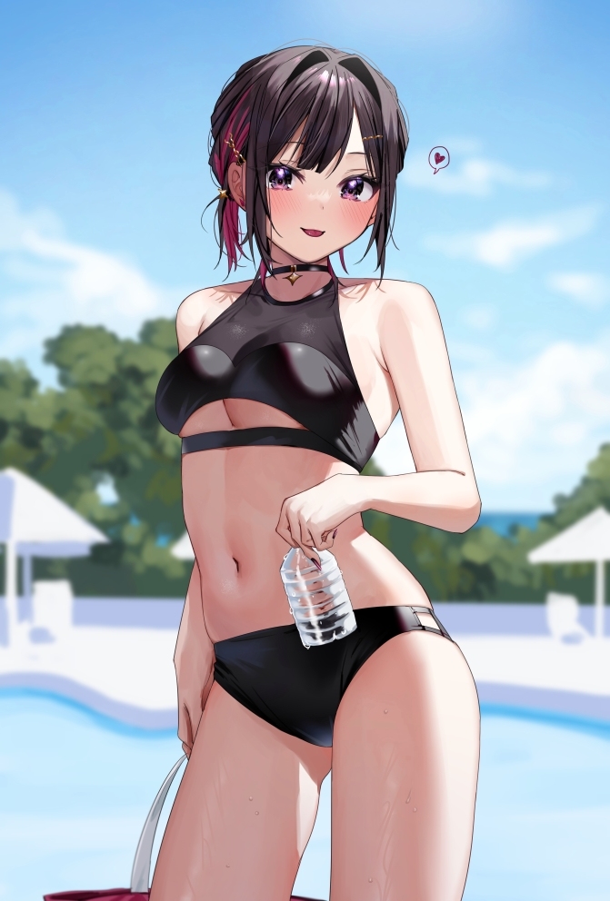 This is a pixiv picture whose title is 「ど、結構似合ってるだろ？」.