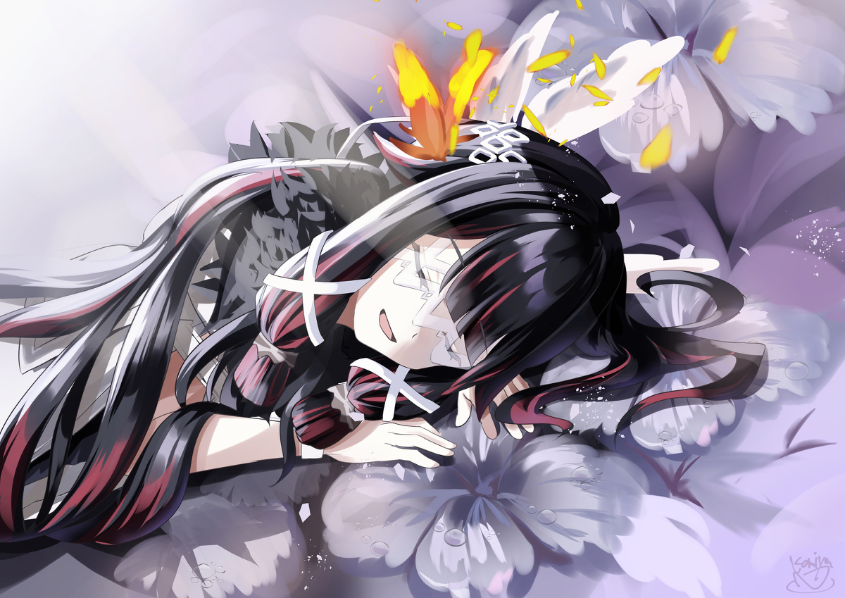 This is a pixiv picture whose title is 少女.