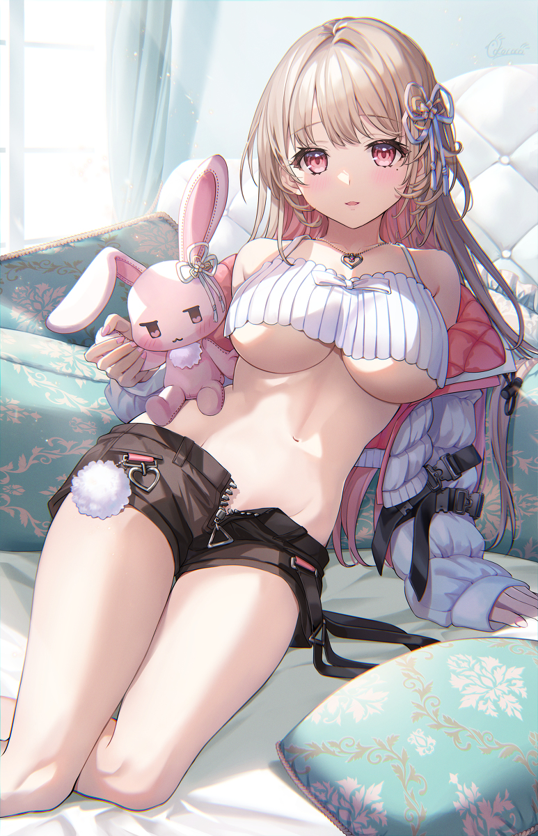 This is a pixiv picture whose title is 🐰.