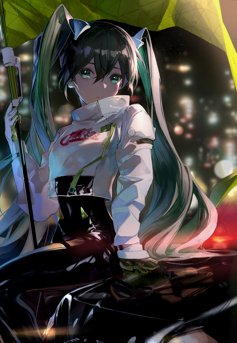 This is a pixiv picture whose title is RACING MIKU 2022.