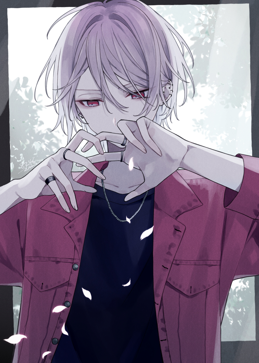 This is a pixiv picture whose title is 散.