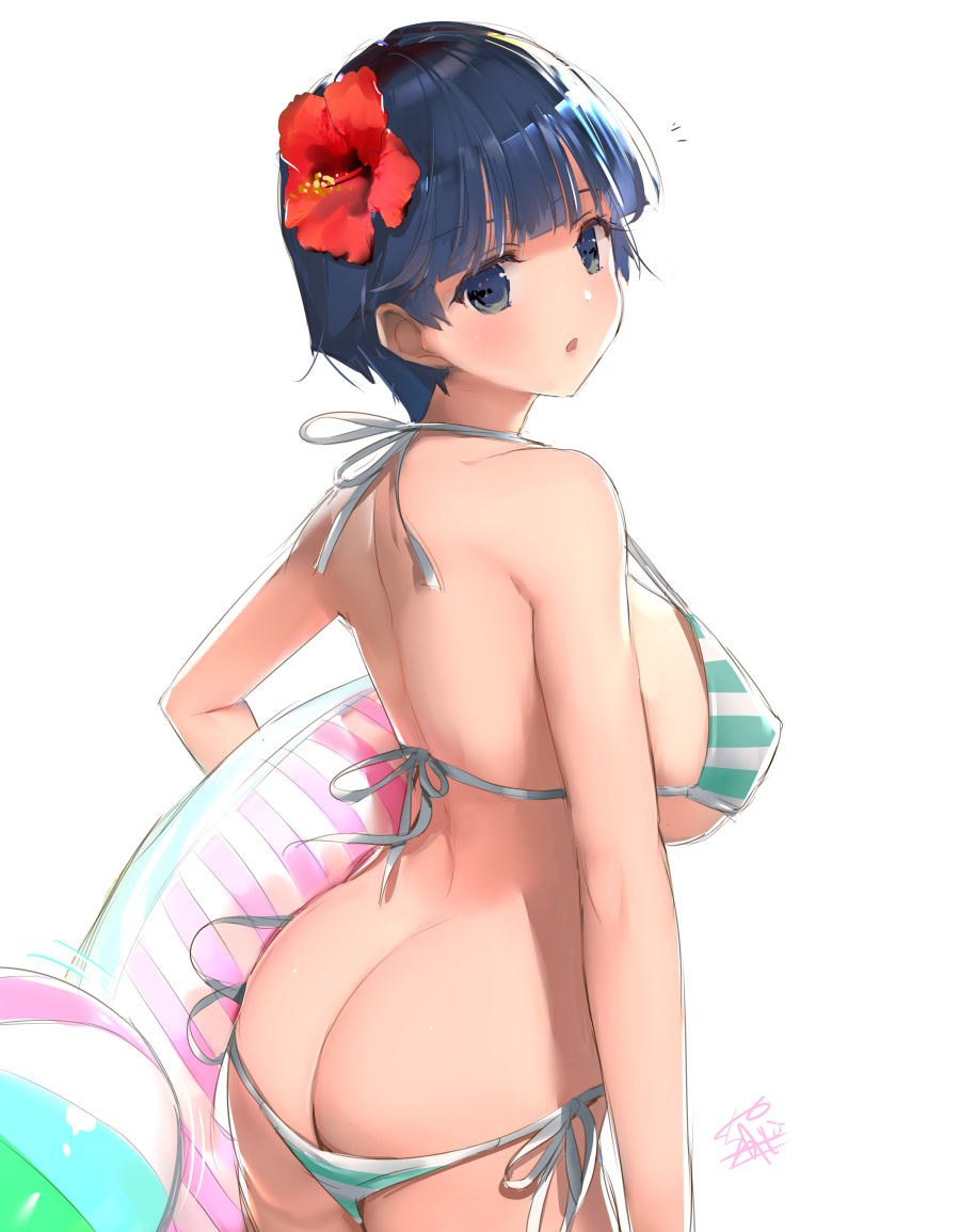 This is a pixiv picture whose title is 夏の一枚.