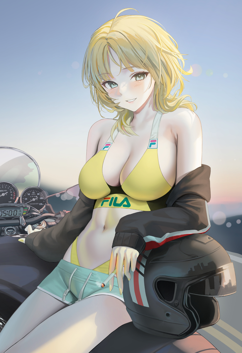 This is a pixiv picture whose title is dawn drive.