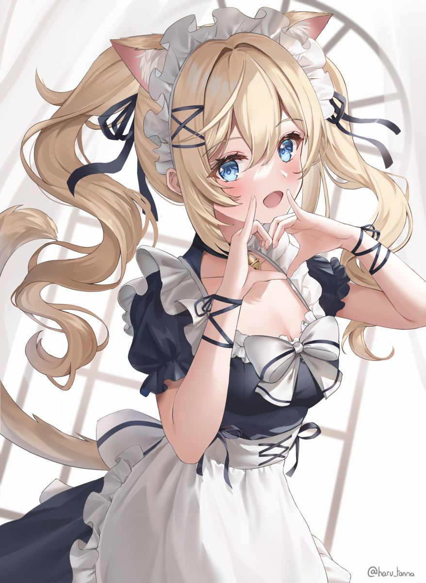 This is a pixiv picture whose title is Cat Maid Barbara!.