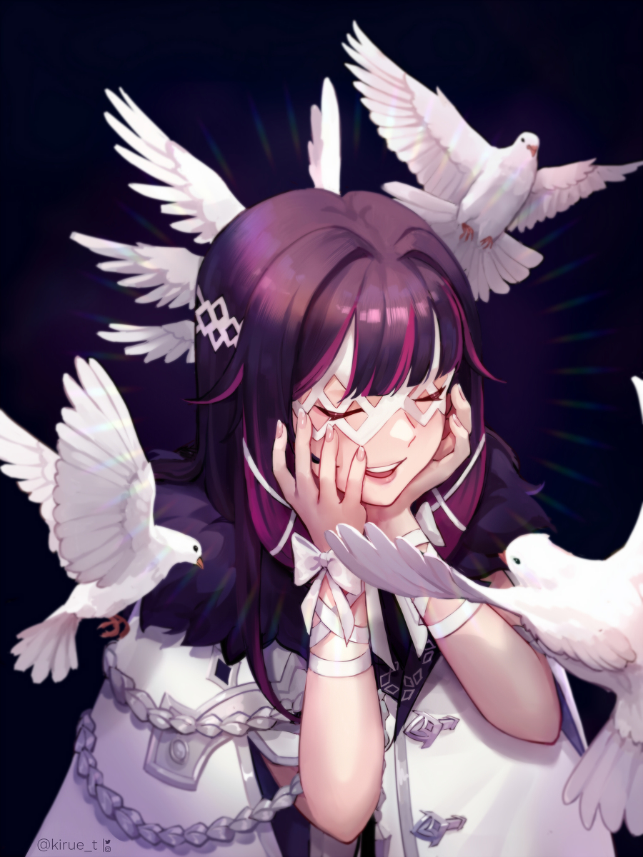 This is a pixiv picture whose title is Little Dove.