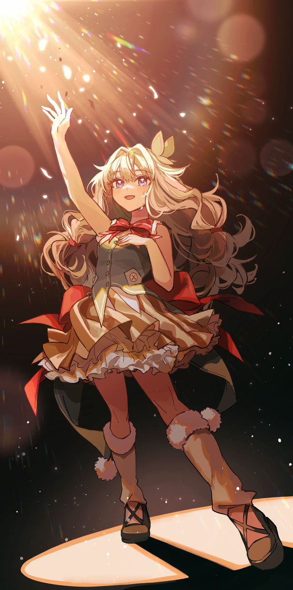 This is a pixiv picture whose title is 『　我らが歌姫　』.