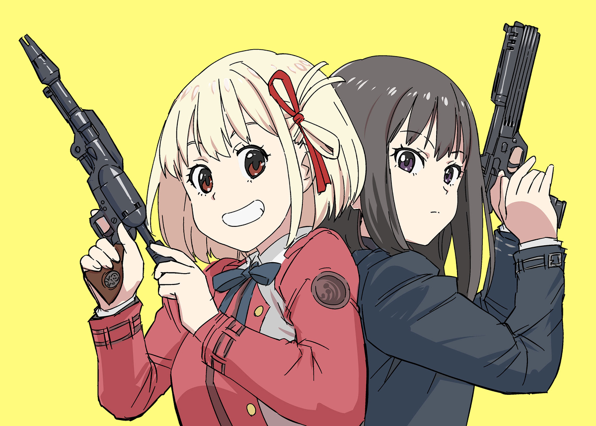 This is a pixiv picture whose title is 大きめGUNズ.