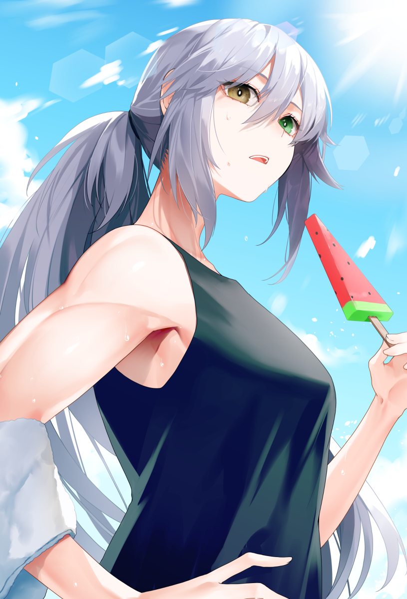 This is a pixiv picture whose title is 夏.