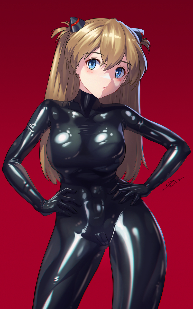This is a pixiv picture whose title is 明日香.
