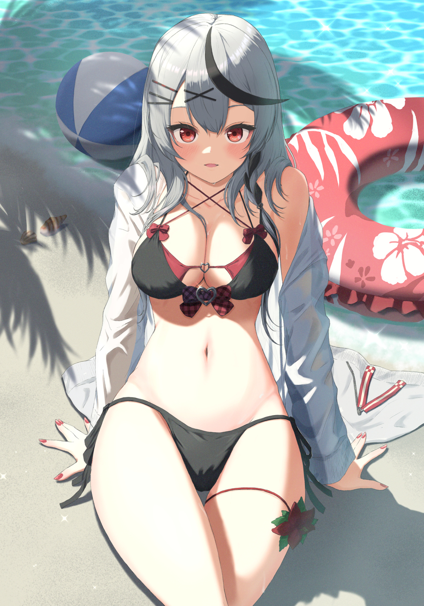 This is a pixiv picture whose title is 沙花叉クロヱ.