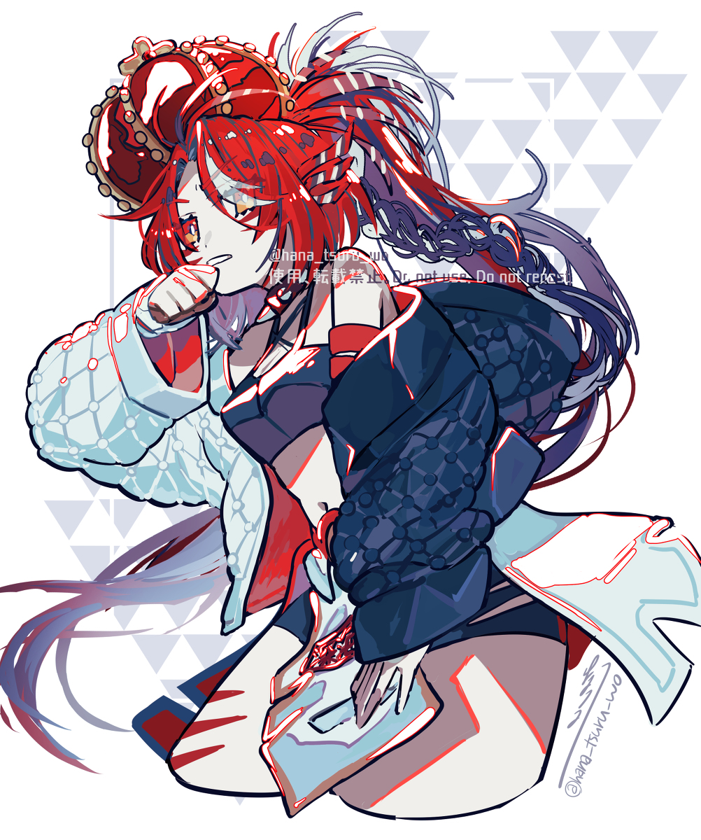 This is a pixiv picture whose title is 【skeb】かかってこいや２.