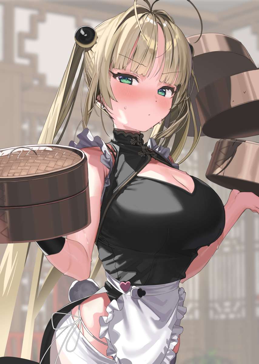 This is a pixiv picture whose title is チャイナメイド.