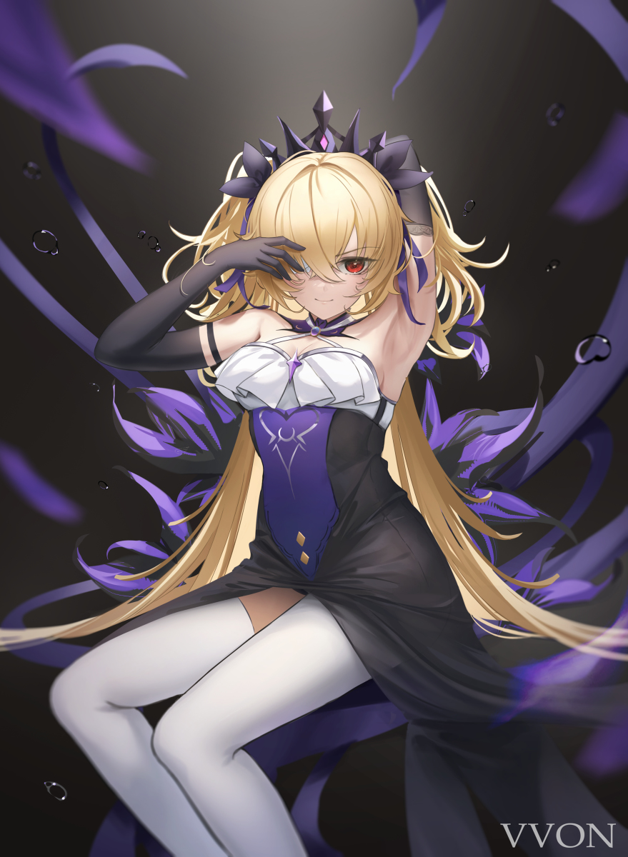 This is a pixiv picture whose title is 【原神】03百图——Fischl/菲谢尔皇女.