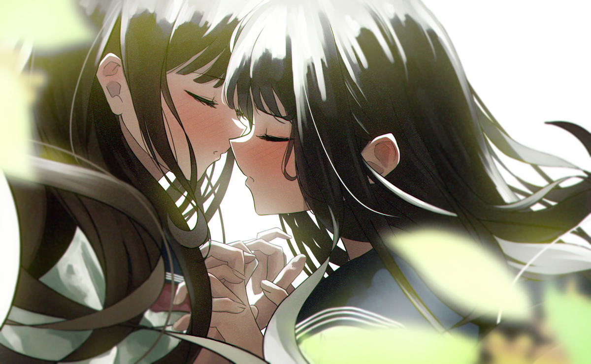 This is a pixiv picture whose title is キス.