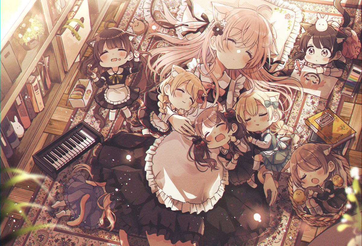 This is a pixiv picture whose title is 良い夢を….