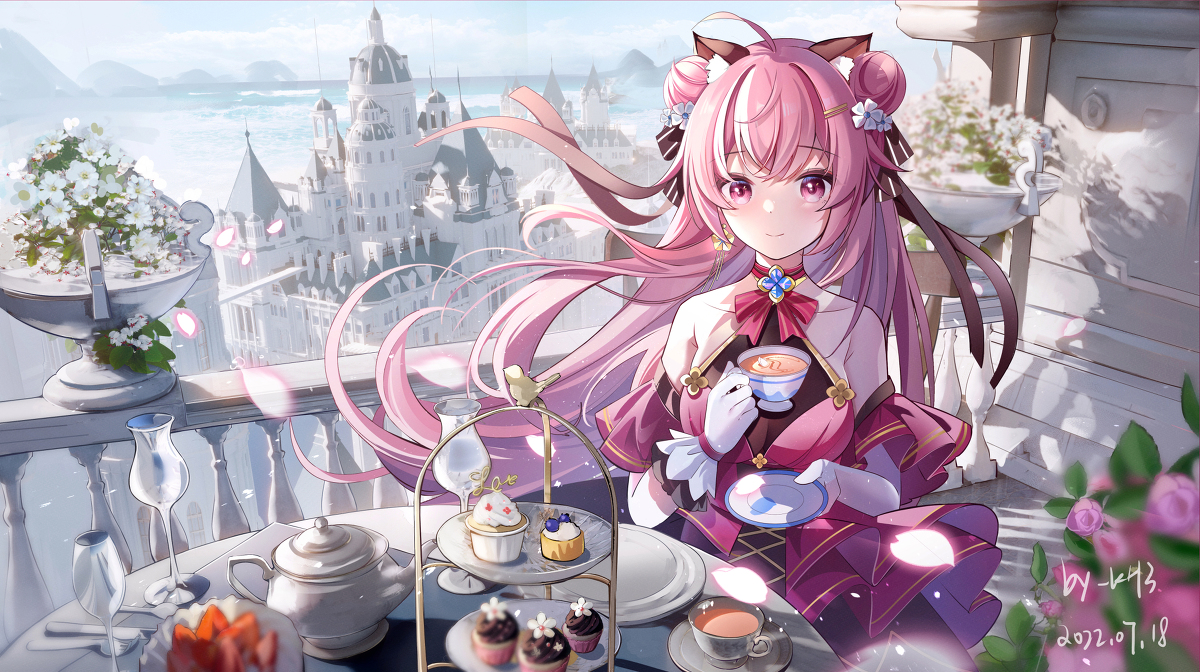 This is a pixiv picture whose title is 更新~喵咕.