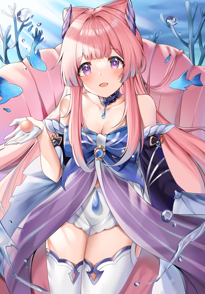 This is a pixiv picture whose title is 心海酱.