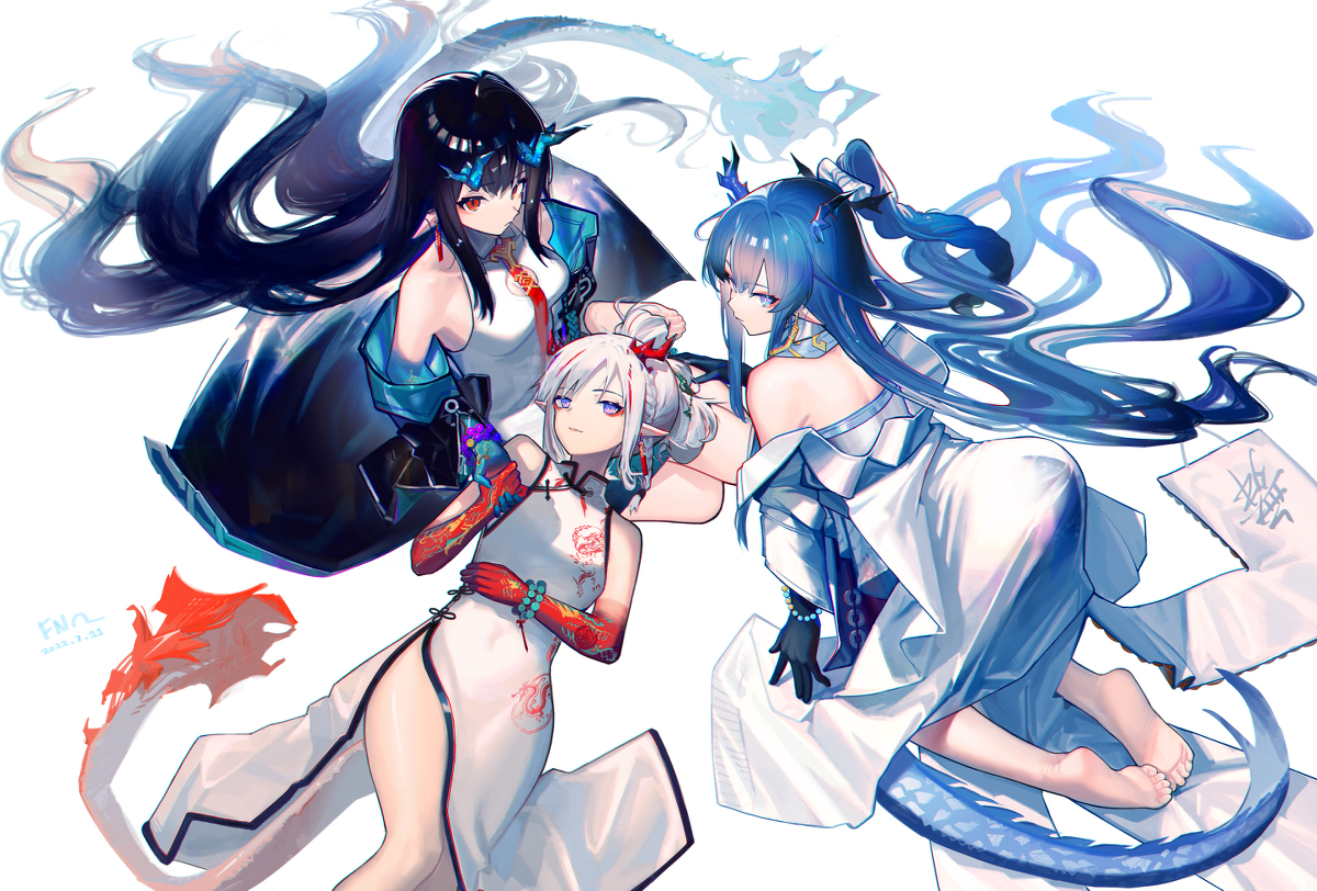 This is a pixiv picture whose title is 年夕令.