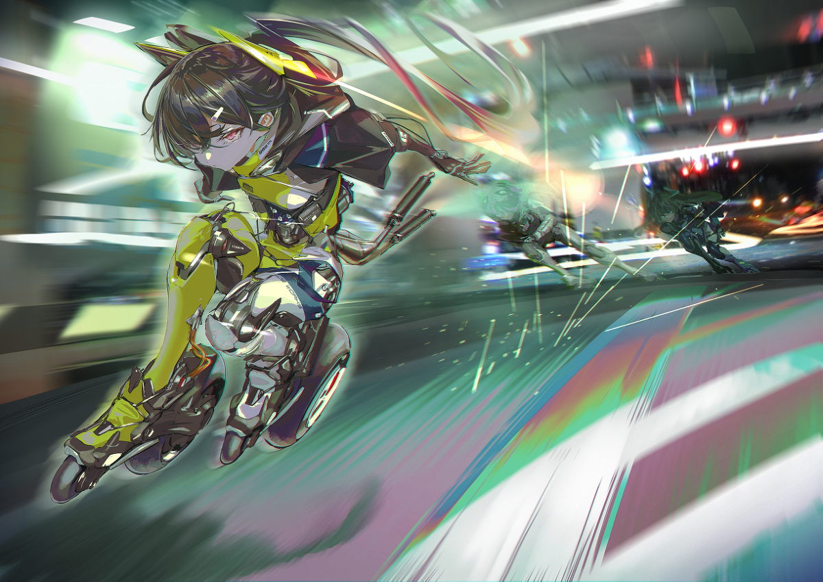 This is a pixiv picture whose title is SHIBUYA_RUN.