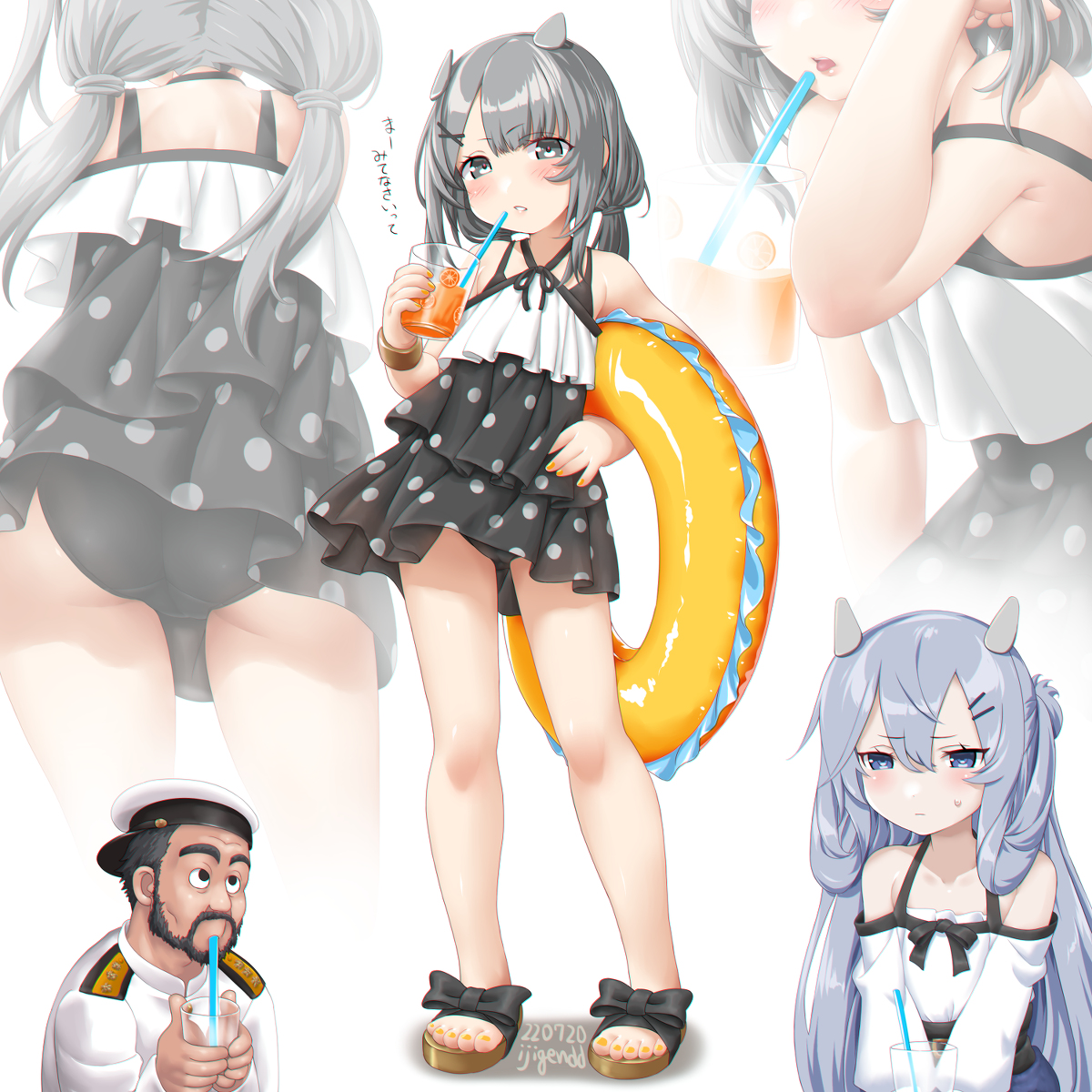 This is a pixiv picture whose title is 水着ふれい.