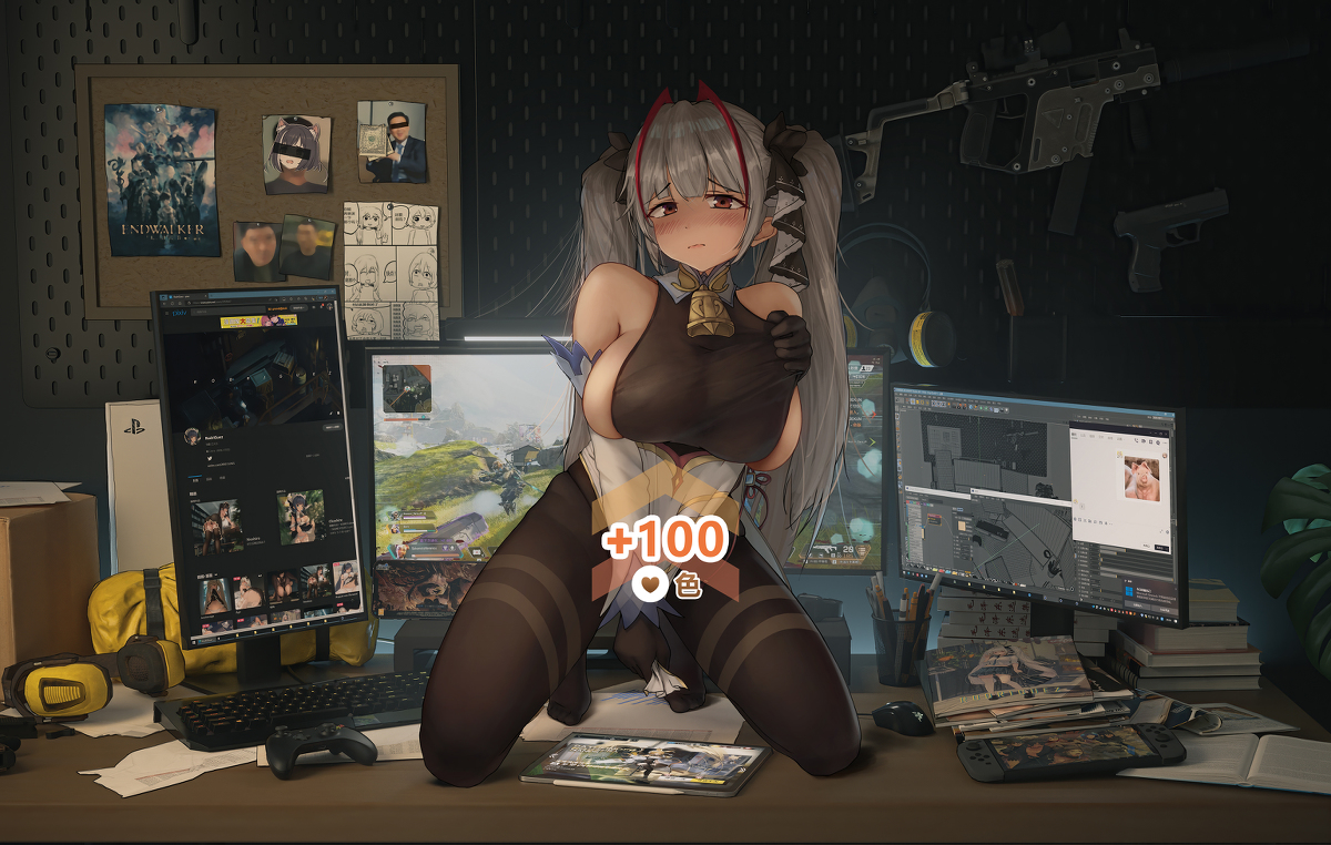 This is a pixiv picture whose title is Formidable？.