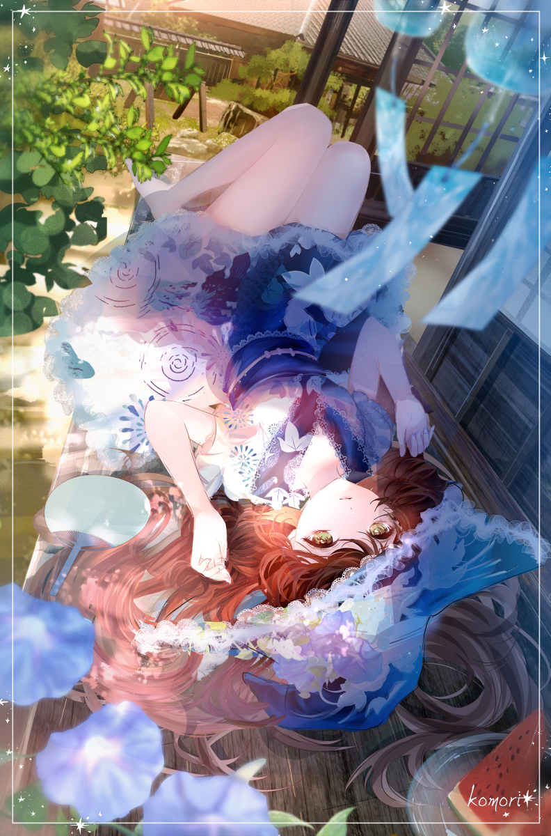 This is a pixiv picture whose title is 夏休みの魔女.