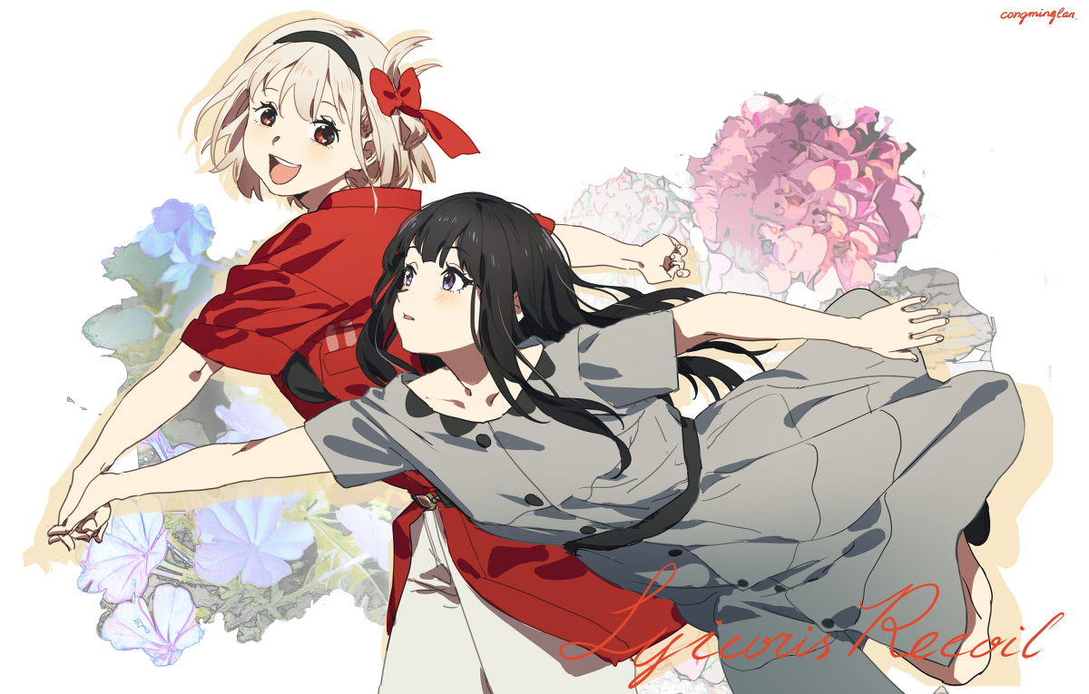 This is a pixiv picture whose title is 千束たきな.
