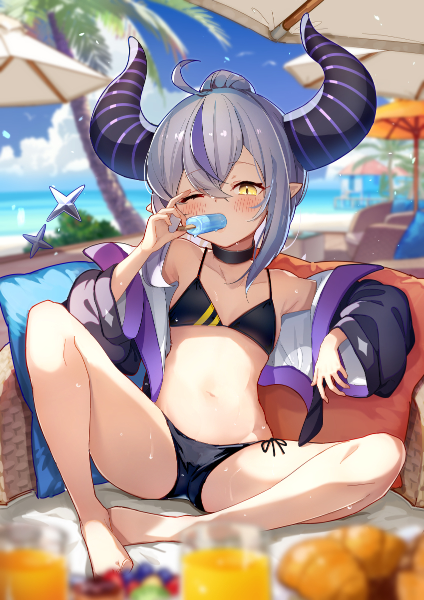 This is a pixiv picture whose title is holoX Summer.