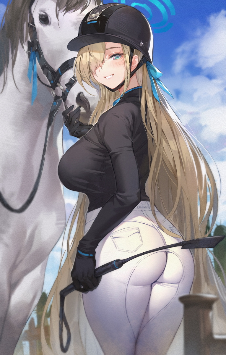 This is a pixiv picture whose title is 明日奈.