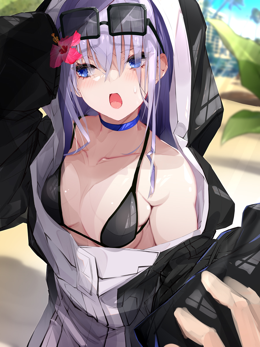 This is a pixiv picture whose title is 水着メルトリリス.
