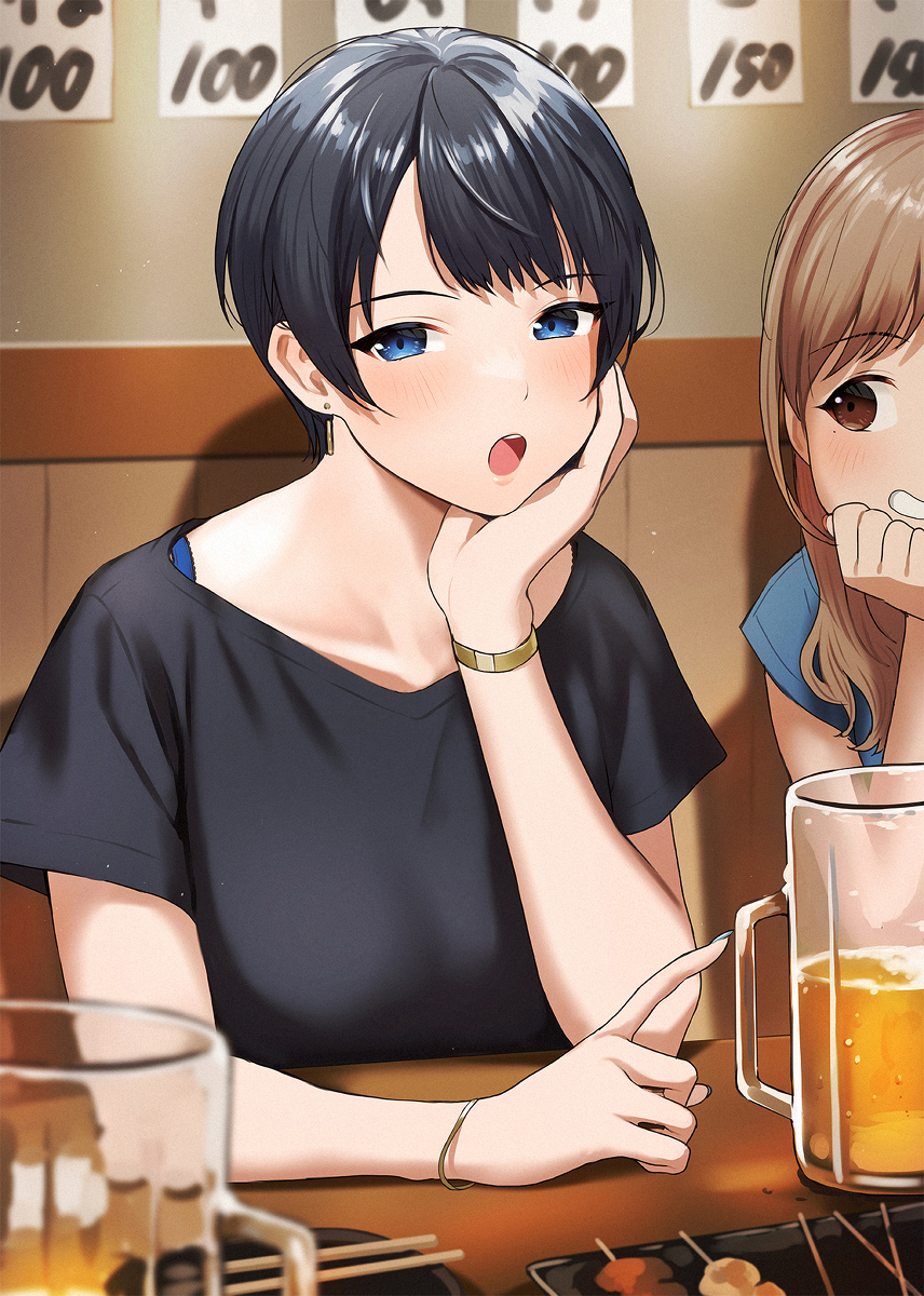 This is a pixiv picture whose title is 「あの頃みたいに名前で呼んでよ」.