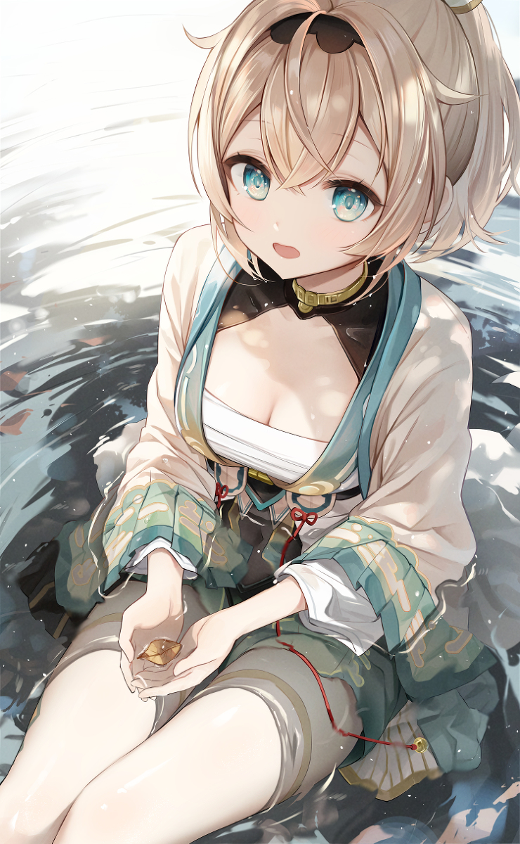This is a pixiv picture whose title is 🍃.