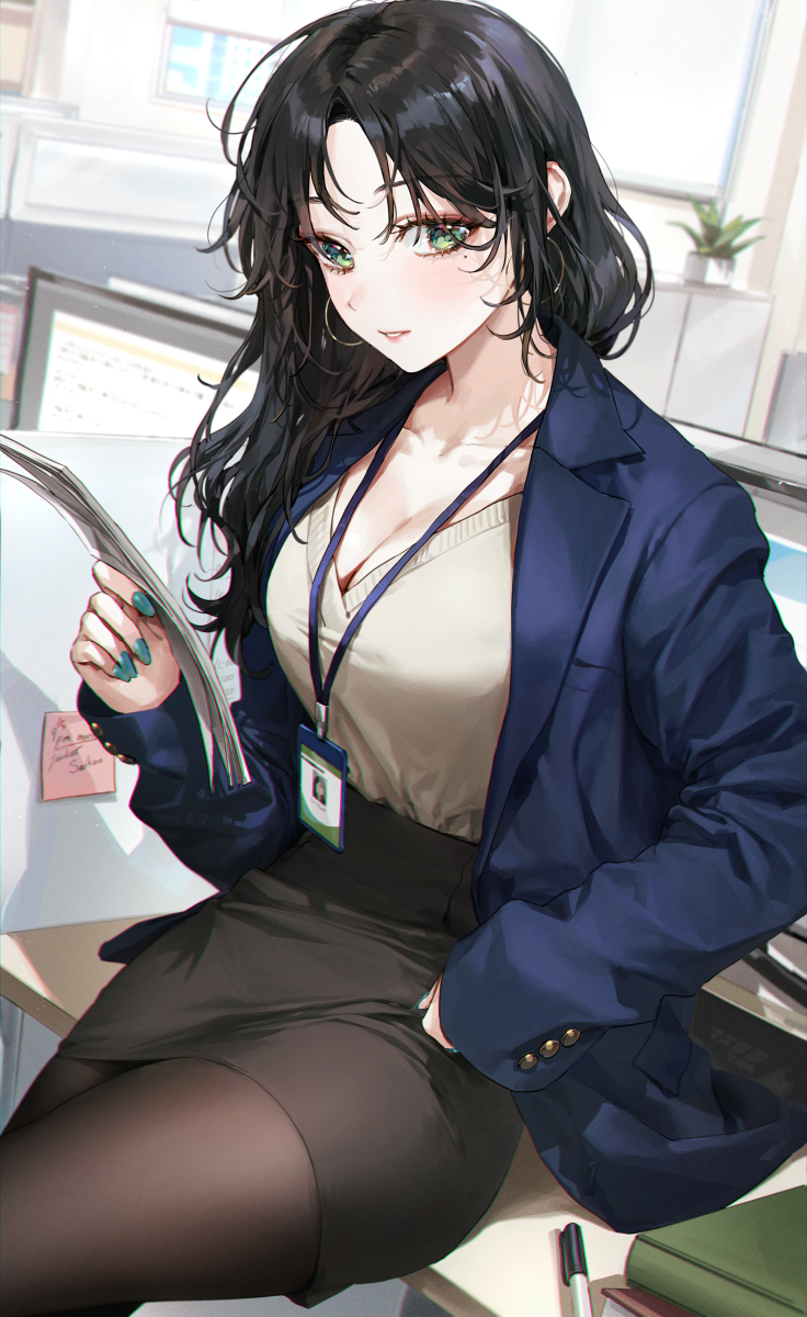 This is a pixiv picture whose title is office.