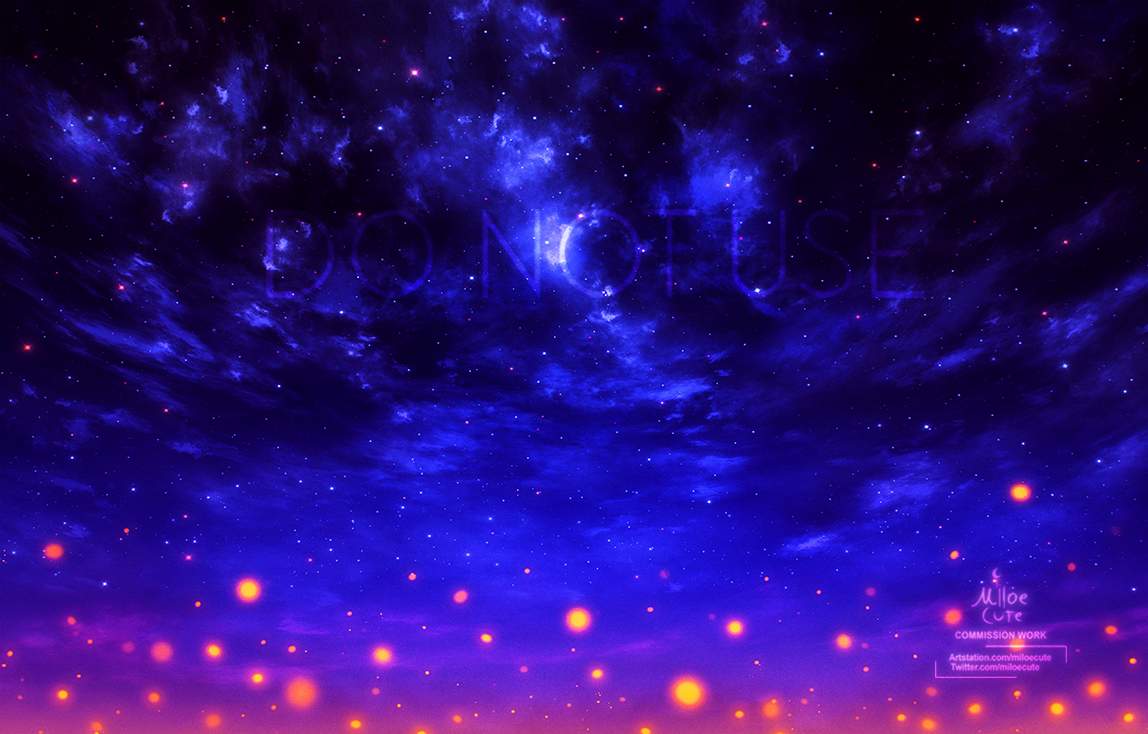 This is a pixiv picture whose title is Void sky - Commission.