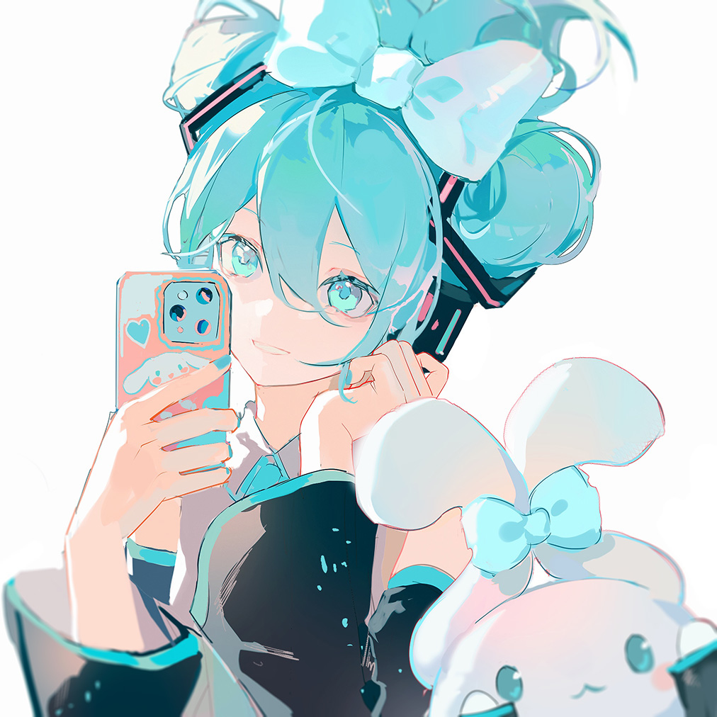 This is a pixiv picture whose title is Selfie.