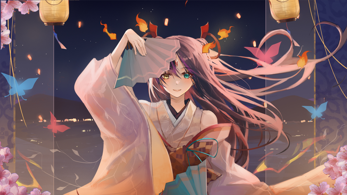 This is a pixiv picture whose title is song cover.