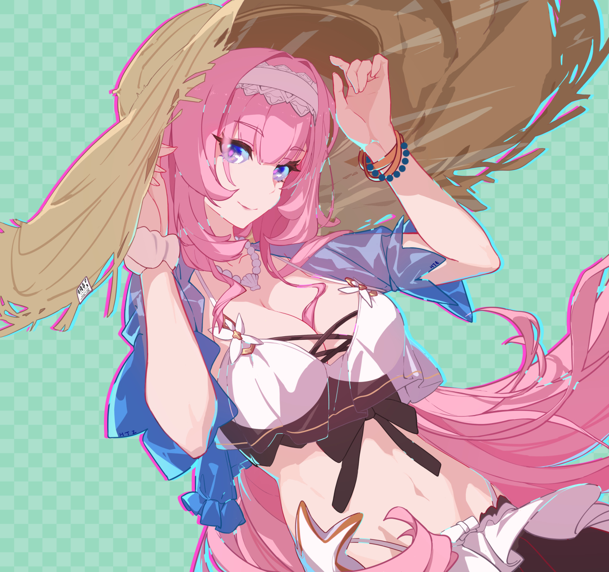 This is a pixiv picture whose title is 爱莉希雅.