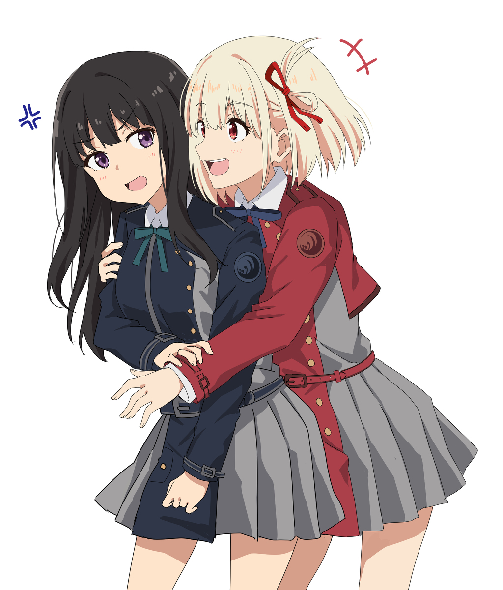 This is a pixiv picture whose title is いちゃつく2人.