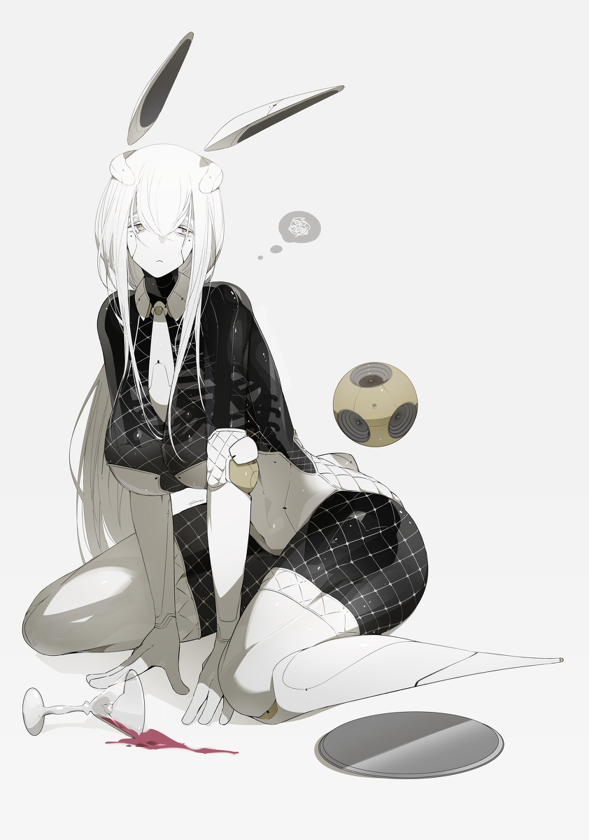 This is a pixiv picture whose title is bunny.