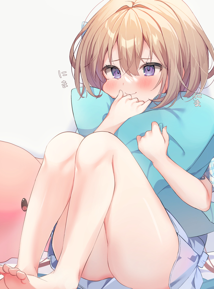 This is a pixiv picture whose title is 水着をほめられて嬉しい妹ちゃん.