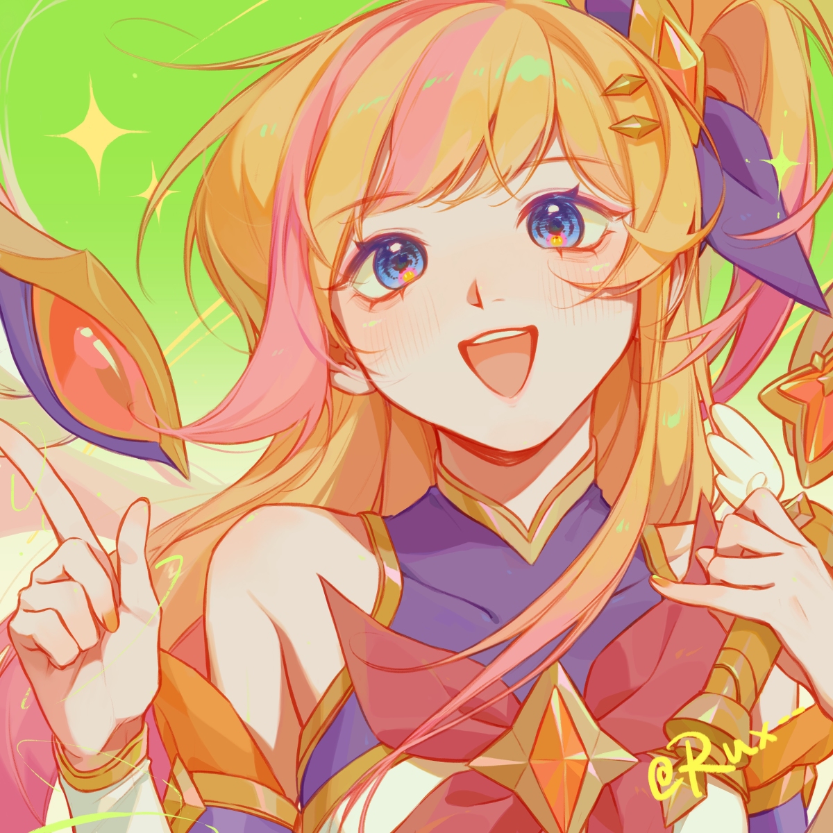 This is a pixiv picture whose title is 10×StarGuardian.